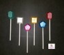 3553 Jewels Chocolate or Hard Candy Lollipop Mold